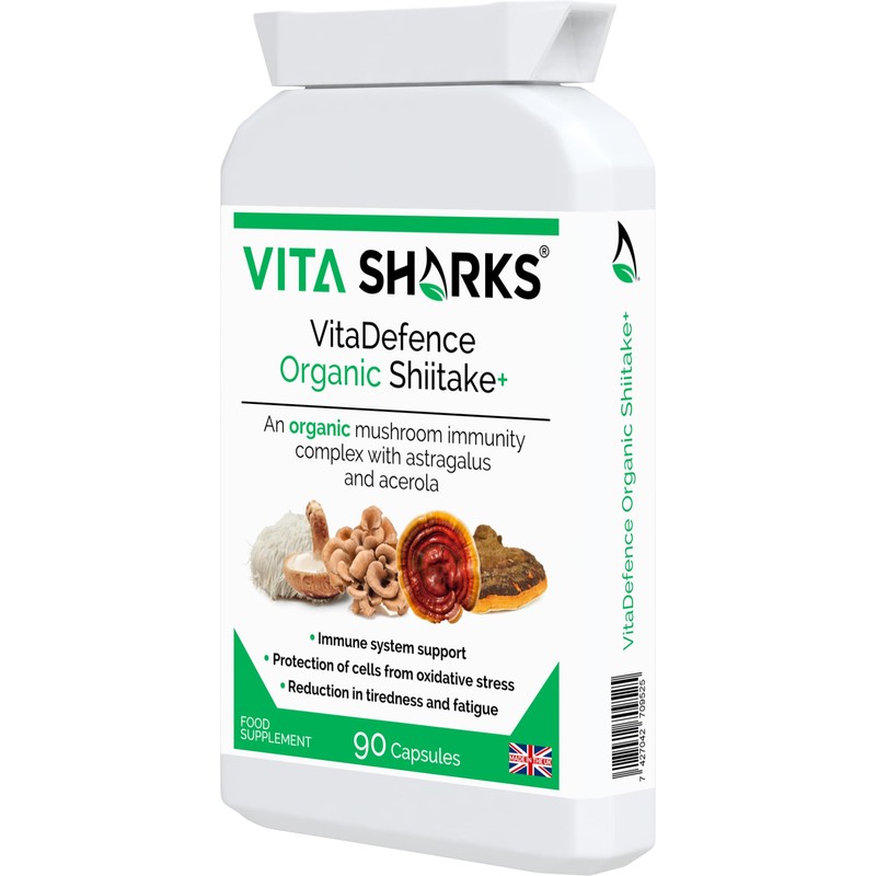VitaDefence High Strength Vegan Mushroom+ Complex | Potent Organic 'Shroom
