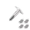 200Pcs Self Drilling Screw M4.2x13 Round Washer Head Stainless Steel