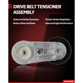 Torchbeam Belt tensioner 38413 Compatible with Mitsubishi Galant 2004-2012, Eclipse 2006-2012, Lancer 2003-2006, Outlander 2003-2006
