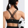 CRZ YOGA Girls Butterluxe Training Bra - Strappy Scoop Neck