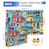 MISITU Puzzle 1000 Pieces for Adults and Children - Colourful