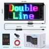 Programmable Led Sign, Double Line Digital Led Message Board, Smart