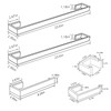 Fapully 5 Piece Bathroom Hardware Accessories Set Stainless Steel Wall