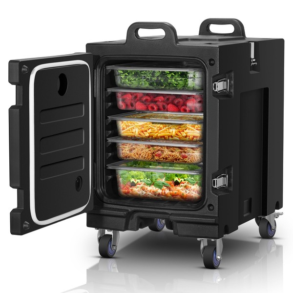 Hot Box for Catering, 82QT Portable Food Warmer w/Wheels, LLDPE