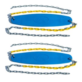 Swing-N-Slide WS 5111 Two Extreme Duty Blue Swing Seats with a Stand-Up Swing Swing Set Refresher Bundle, Blue