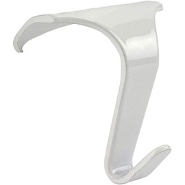 Taskar White Picture Rail Hooks - Contemporary/Heavy Duty (10 Pack)