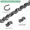 M METERXITY 2-Pack Crystal Rhinestone Chain Trim, 1 Yard 14