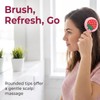 Strawberry Travel Hair Brush, Folding Round Massage Brush with Mini
