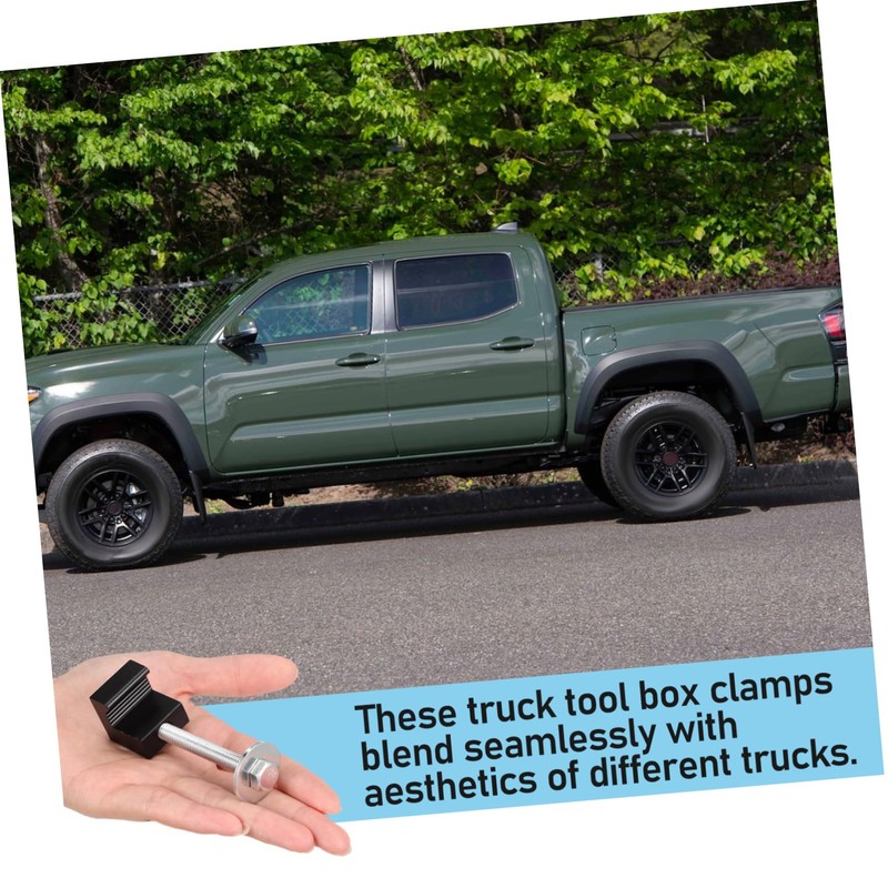 CHILDWEET 4 Pcs J Bolt Tool Box Clamps for Trucks