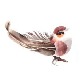 Shiwaki Pack of 12 V?Gel Figures Artificial Foam Feather V?Gel for DIY Craft Decoration Home Garden Wedding Party Ornament - Garden Series