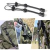 2PCS Backpack Elastic Rope Fixing Buckle, Backpack Hiking Stick Holder