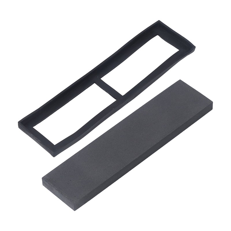 Knife Sharpening Stone with Rubber Base 800 Grit Professional Robust