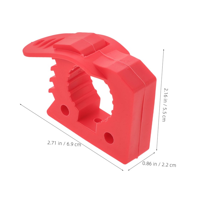 KOMBIUDA 2pcs Adjustable Rubber Clamp for Mounting Tools Quick Release