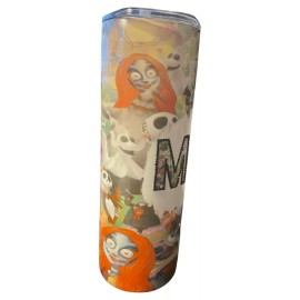 Unbranded Mom Life Nightmare Before Christmas 20oz Tumbler with Straw