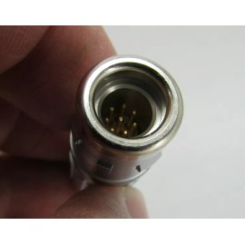 Lemo 8-Conductor Circular Connectors Solder Cup Male Pins Gold FGG.1K.308.CLA