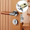 MACHSWON 2 Pcs 30mm Flat Tubular Mortice Latch Stainless Steel