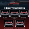 DIBMS LED Spoiler Brake Light Strip Sequential Flashing Tail Universal