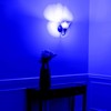 SLEEKLIGHTING LED 4Watt Filament ST64 Blue Colored Light Bulbs –