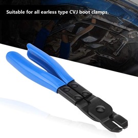 Clamp Pliers, Fydun CV Clamp Plier Carbon Steel Ear-Type CV Boot Clamp Plier Auto Repair Tool for All Earless Type CVJ Boot Clamps