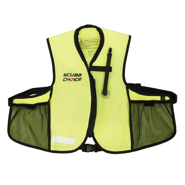 Scuba Choice Youth Snorkeling Oral Inflatable Snorkel Jacket Vest