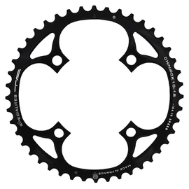 Spécialités TA Unisex's Chinook 104/64pcd 4 Arm 10/11 Speed Chainring, Black, 24T Inner
