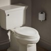 KOHLER 4647-96 Stonewood Toilet Seat Elongated,Wood Toilet Seat, Elongated Toilet
