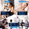 Large Digital Wall Clock with Remote Control 17.2" LED Large