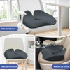 Cojín Ortopédico de Memory Foam para Silla, Alivio Eficaz del