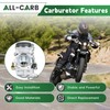 Carburetor 27490-04 Replacement for CV 40MM Dyna Glide Softail Low