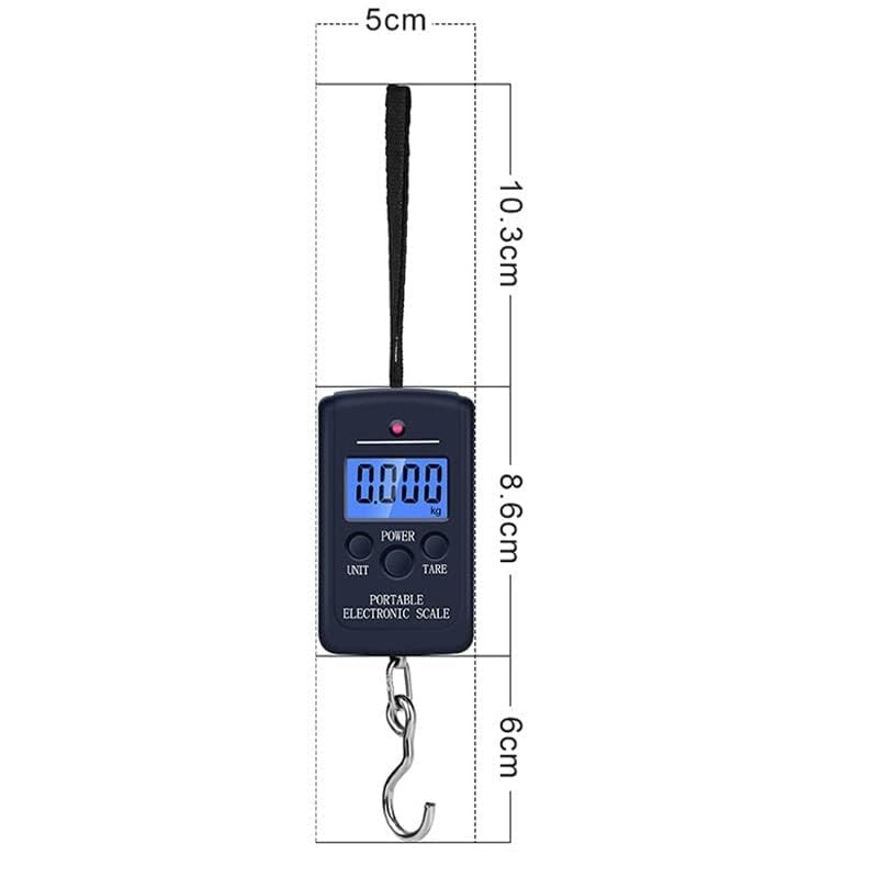 40kg Digital Luggage Scale - Hanging Travel Scale for Suitcases,