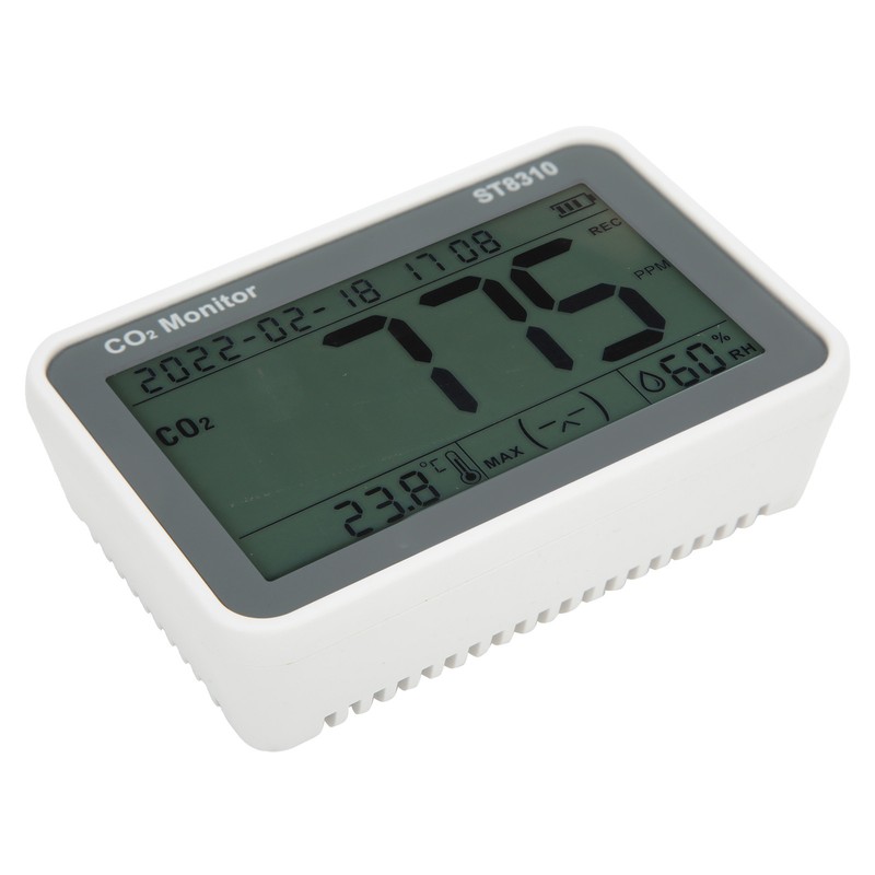 ST8310 LCD Air Quality Monitor Carbon Dioxide Detector CO2 Temperature