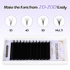 Arison Lashes Easy Fan Lashes, 0.05 D Curl, 9-16 Mix