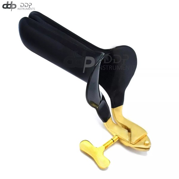 DDP Collin Vaginal Speculum Large Black Coated Surgical Instruments