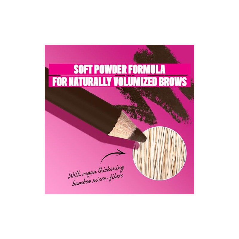 Nyx Professional Makeup, Powder Louder Brow Pencil, Lápiz de Cejas,
