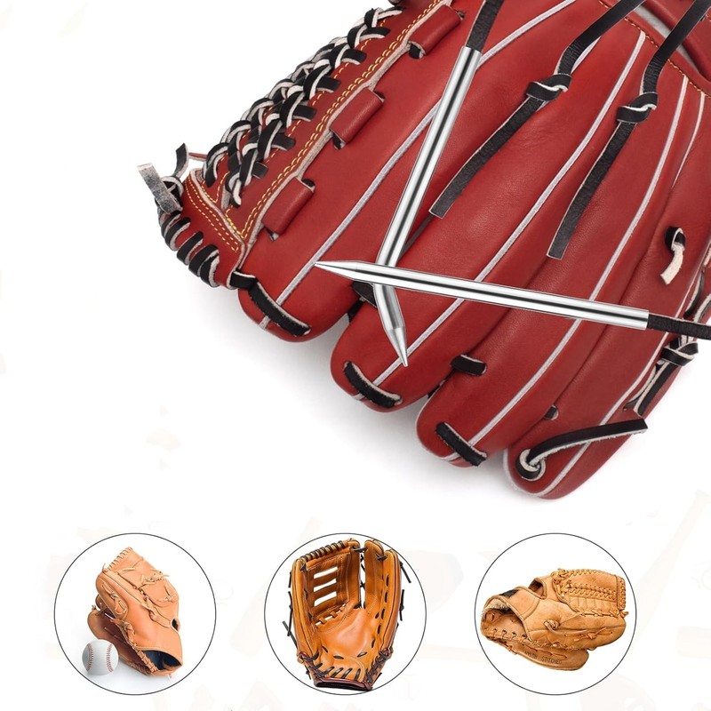 8Pcs Baseball Glove Repair Kit - 4 Style Stainless Steel