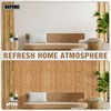 EYAYEN Natural Bamboo Wall Panel for Interior Wall Decor, Pole
