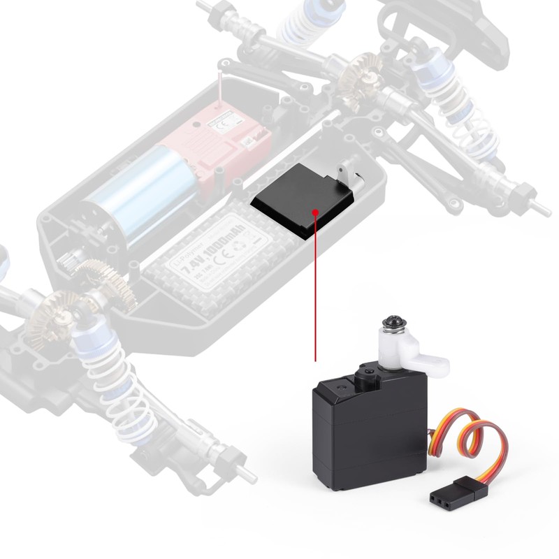 HAIBOXING 1/16TH Scale RC Car Spare Parts 3-Wire Servo for