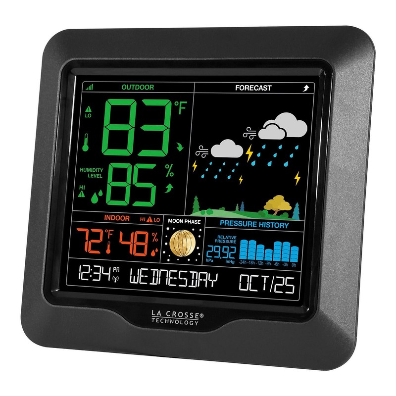 La Crosse Technology Color Forecast Station - Large Display, Temperature/Humidity