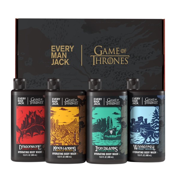 Every Man Jack Game of Thrones Collectors Body Wash Gift