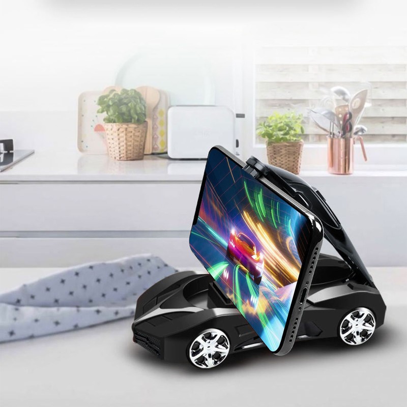Car Model Phone Holder Cool Sporty Shape Slip Resistant 360°