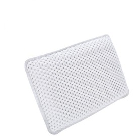 Bathtub Spa Pillow, Soft Quilted Waterproof Non Slip Bath Pillow with Suction Cups for Neck, Shoulder Support Bath Pillow Bath Accessories Bath Tub Pillow