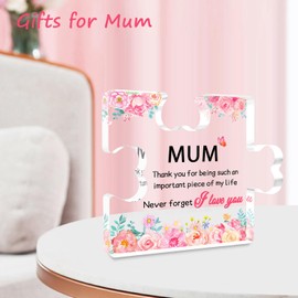 Mothers Day Gifts, Gifts for Mum, Mum Gifts - Engraved Acrylic Plaque Mother Gifts, Mothers Day Gifts for Mum, Mothers Day Gifts from Son Daughter, Gift for Mum Birthday, New Mum Gifts, Best Mum Gifts