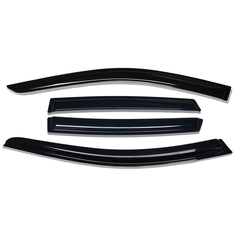 Lightronic Extra Durable Outside-Mount Auto Vent Window Visor, Fits 2013-2018