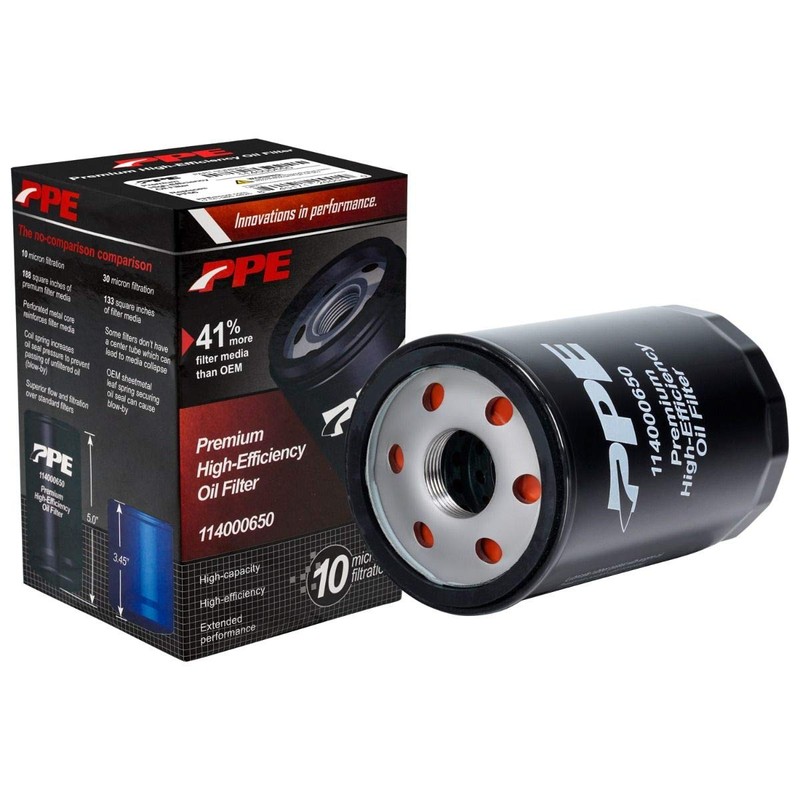 PPE - Premium High-Efficiency Oil Filter 114000650 Compatible with 2019-2021+