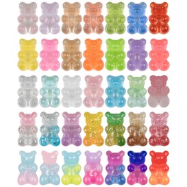 35Pcs Gummy Bear Decoration Charms Gift for Boys Girls Kids Teens Men and Women Adults