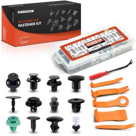 A-Premium 118PCS Retainer Clips Kit - Compatible with Honda Pilot 16-21 - Vehicle Specific Car Body Trim Fastners Pin Rivet Set - fit Bumper Door Panel Hood Fender - Trim Removal Tool Kit Included