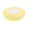 Dxeud Sheer Organza Ribbon (Light Yellow, 1/2" x 50 Yards)