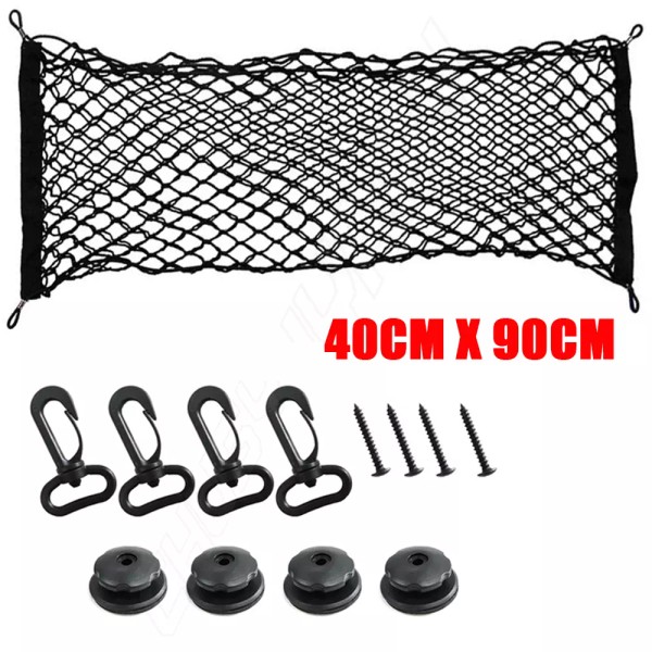 CHUSYYRAY Rear Trunk Envelope Style Mesh Cargo Net For CHEVY