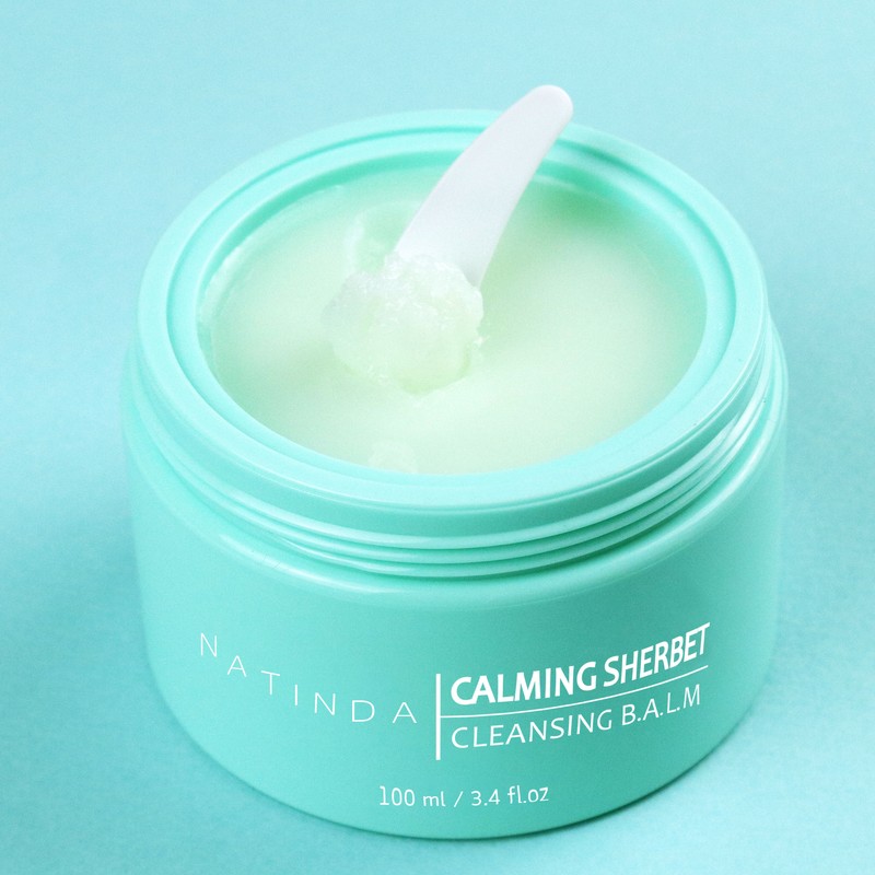 Natinda Calming Sherbet Cleansing Balm 100ml Dark Makeup All-in-One Cleanser