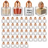 50 Pack Mini Salt and Pepper Shakers Bulk 0.5 Oz,